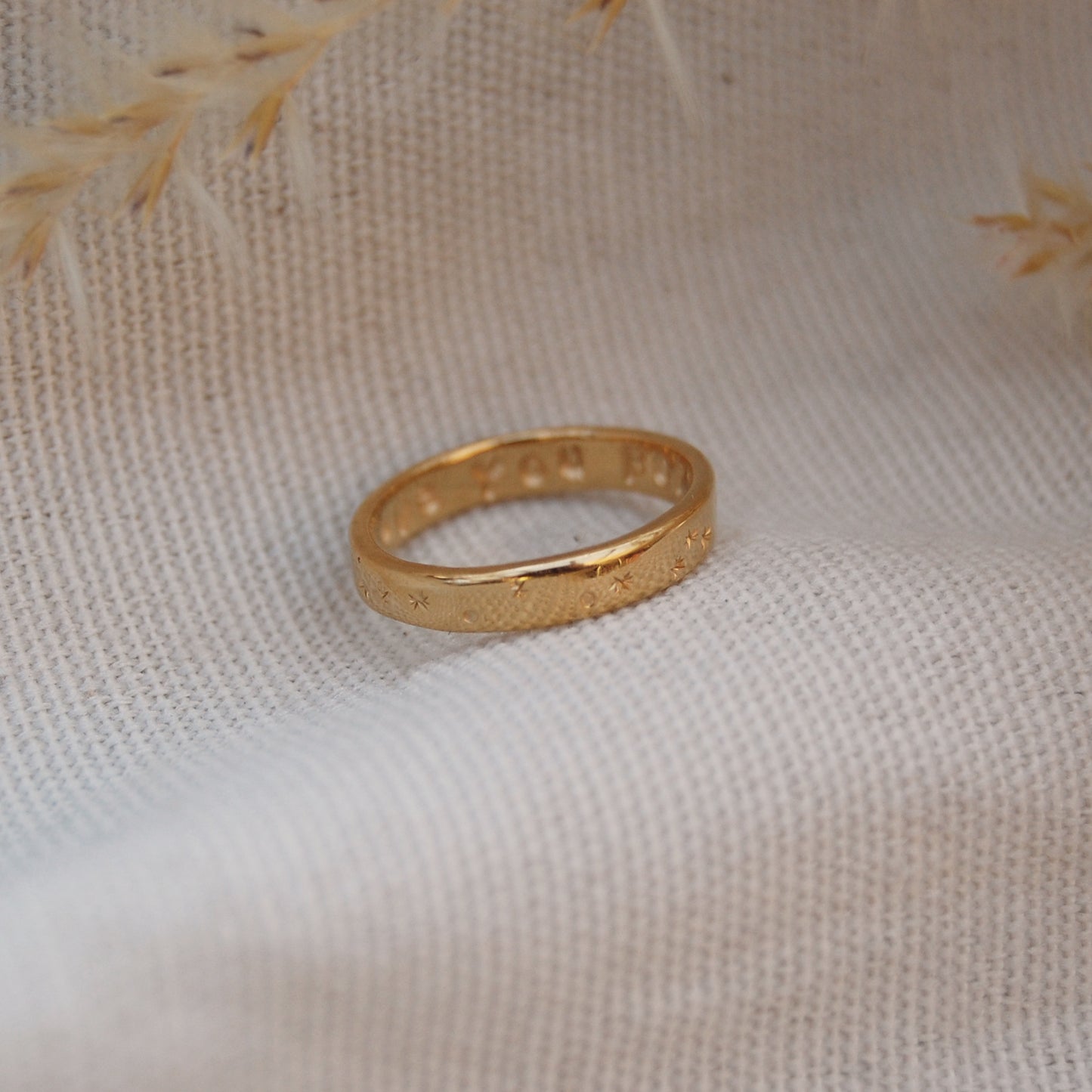Star Constellation Ring with Inside Personalisation