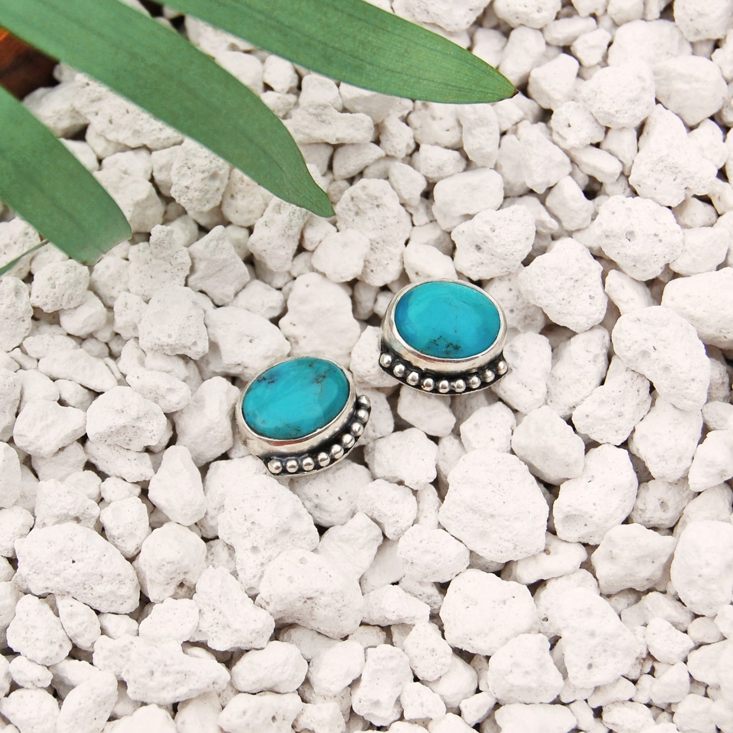 Turquoise Ocean Stud Earrings