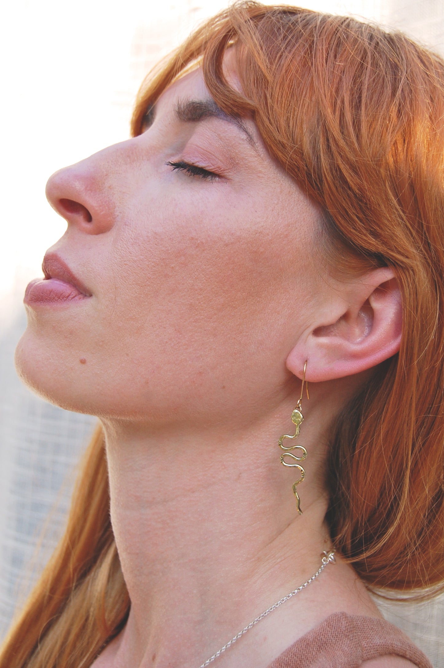 Kundali Serpent Dangle Earrings