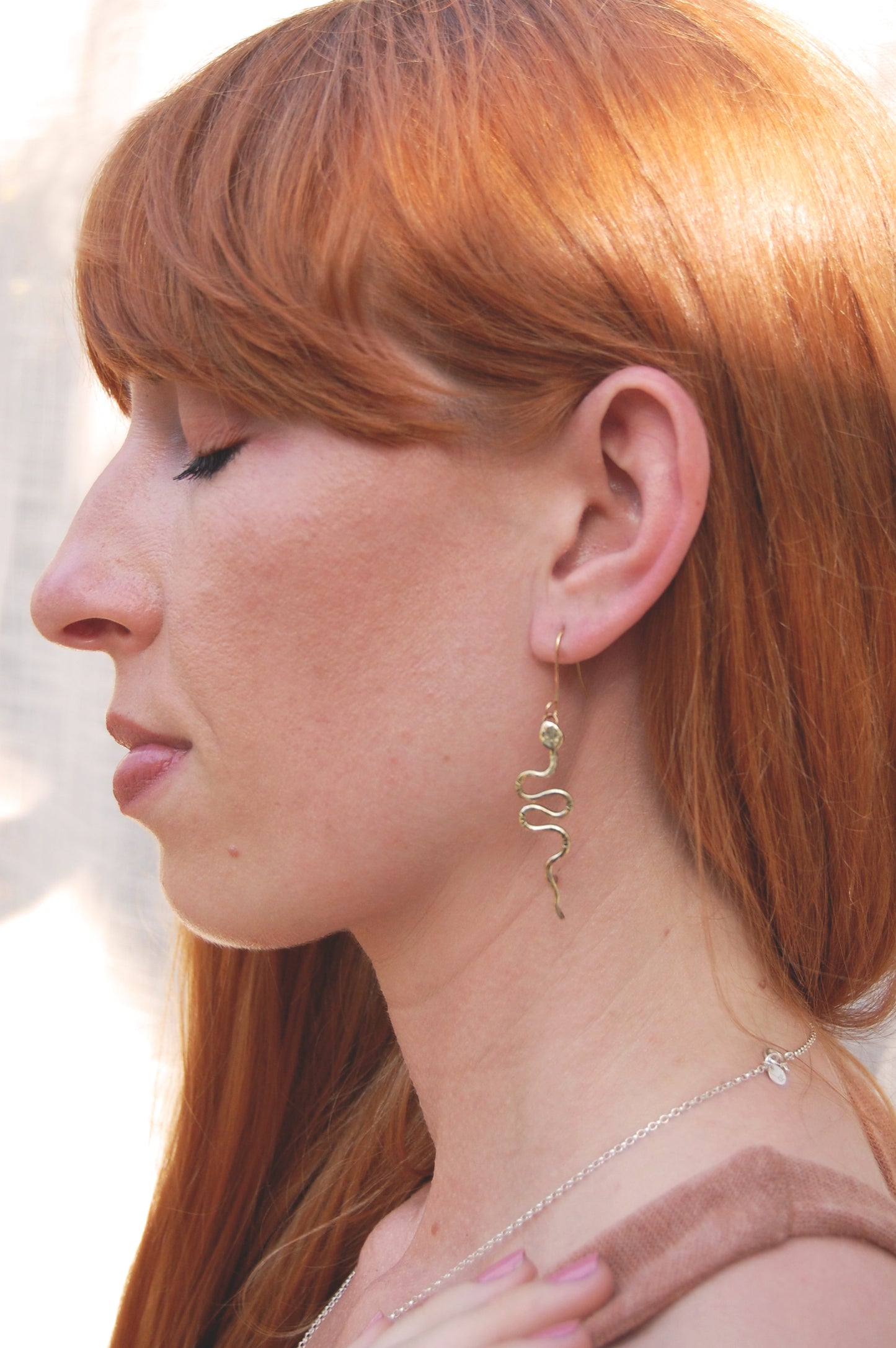 Kundali Serpent Dangle Earrings