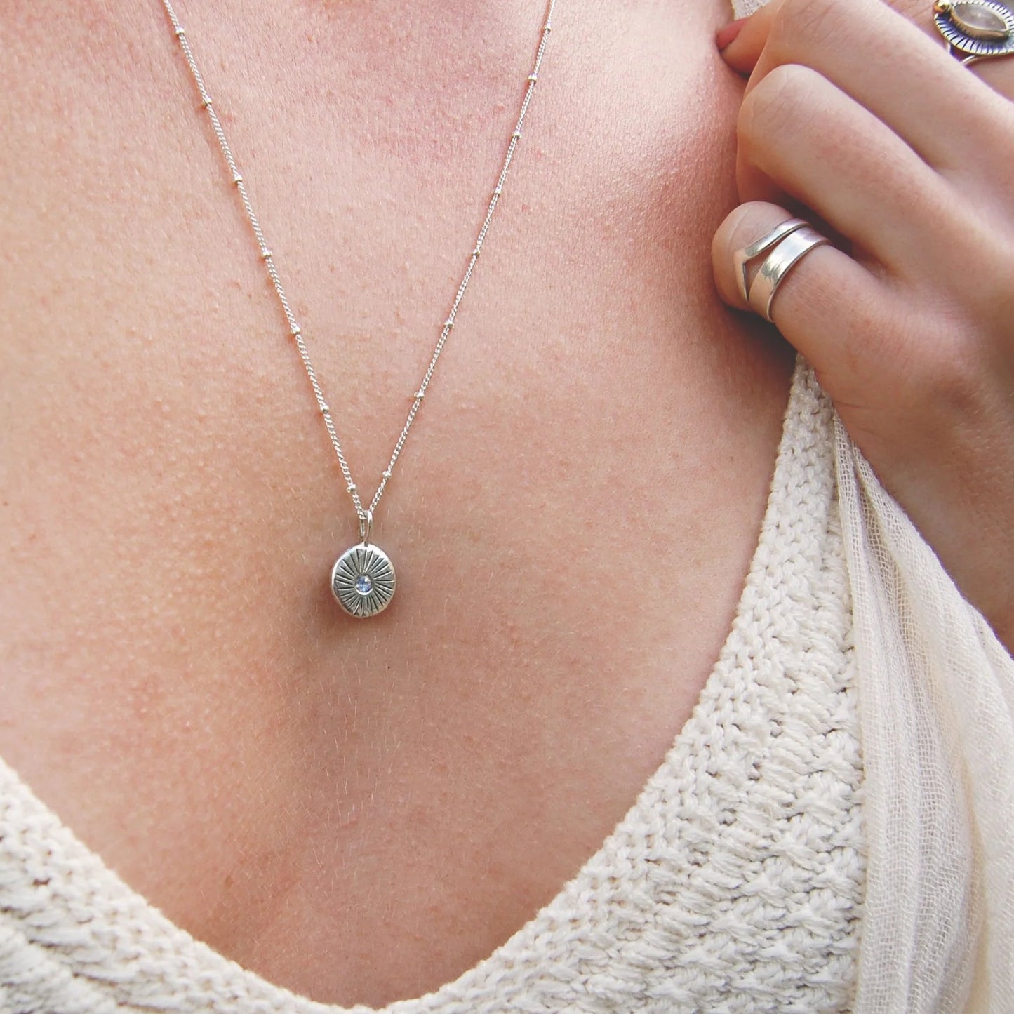 Radiate Love Coin Necklace - Into The Wanderness