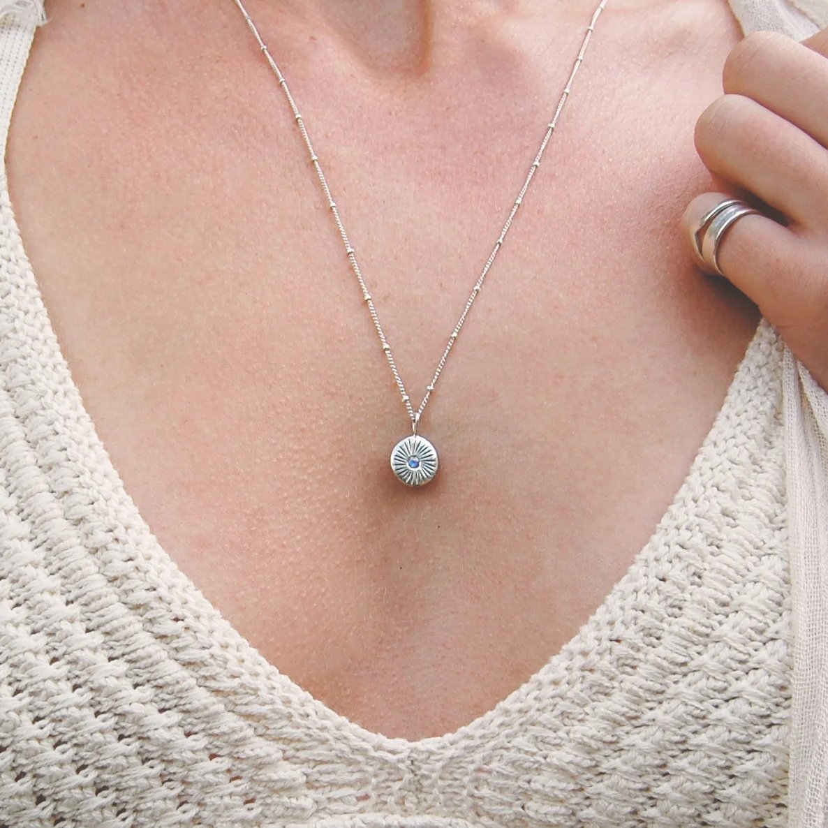 Radiate Love Coin Necklace - Into The Wanderness