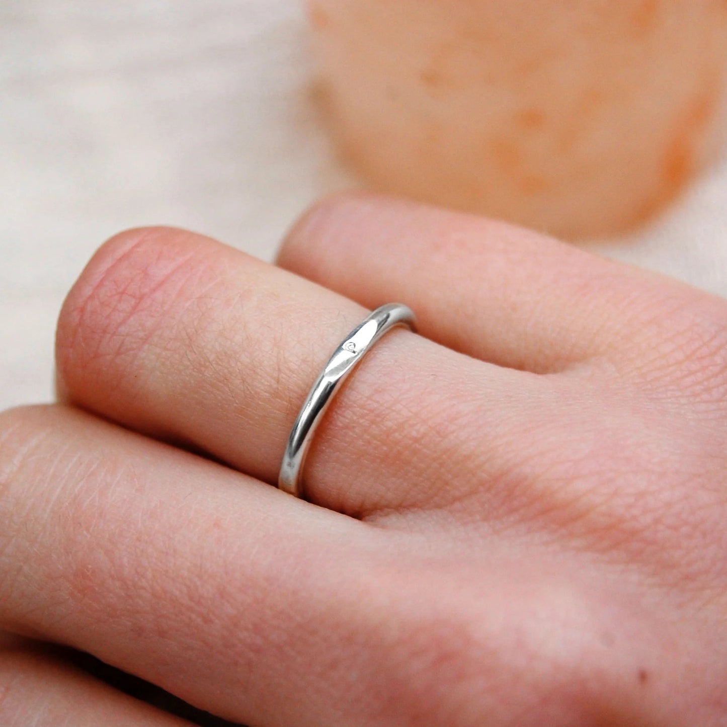 Mini Signet Initial Ring