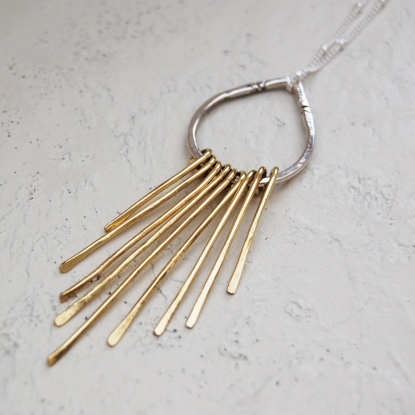 Gratitude Fringed Pendant - Into The Wanderness