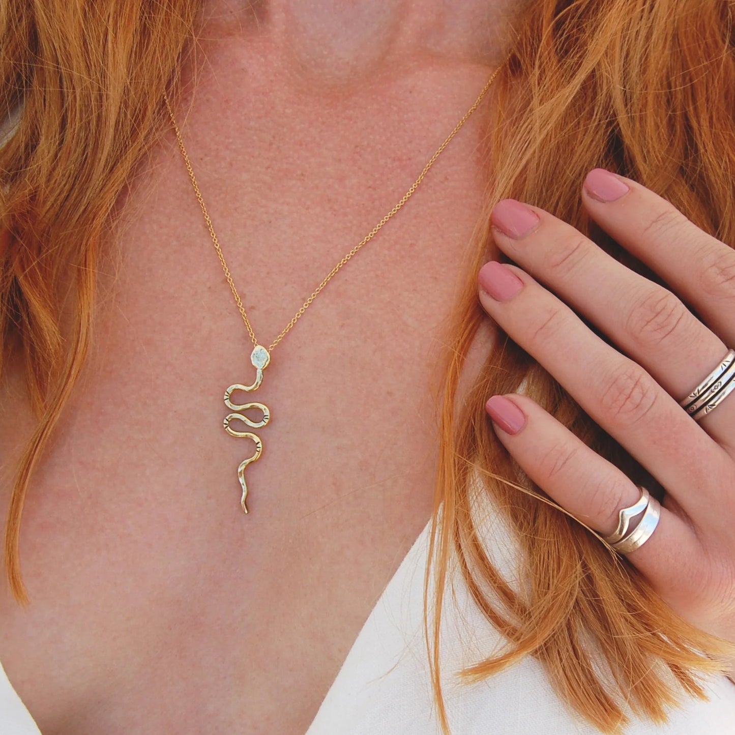 Kundali Serpent Pendant - Small Pendant - Into The Wanderness