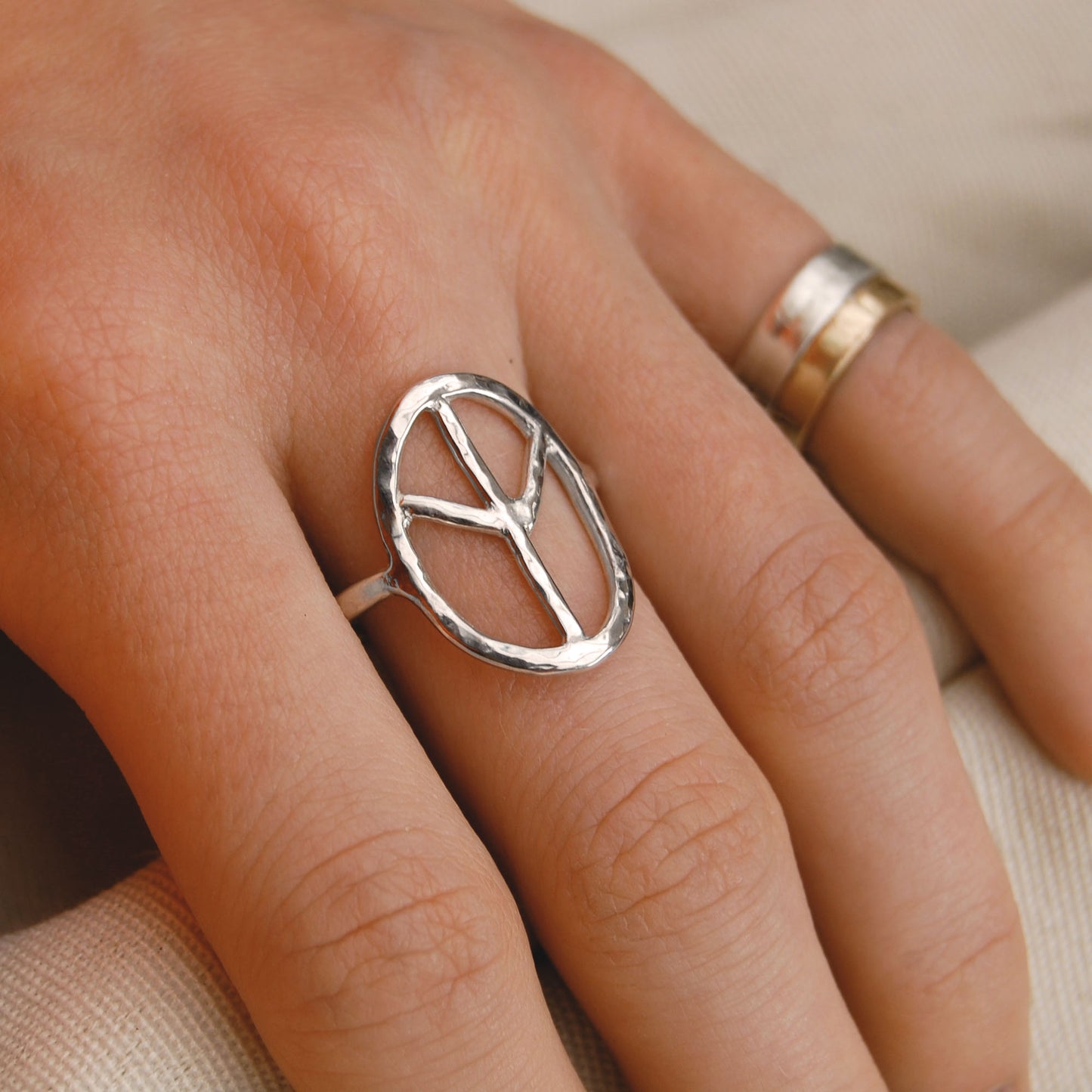 Organic Peace Ring