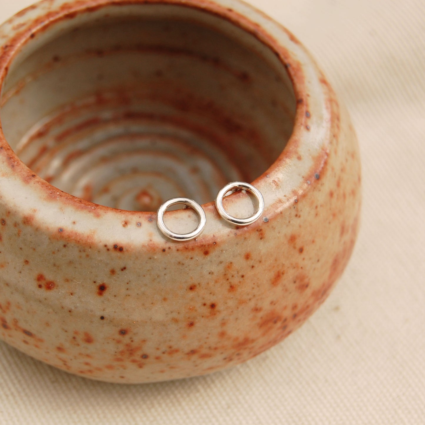 Circle of Life Stud Earrings