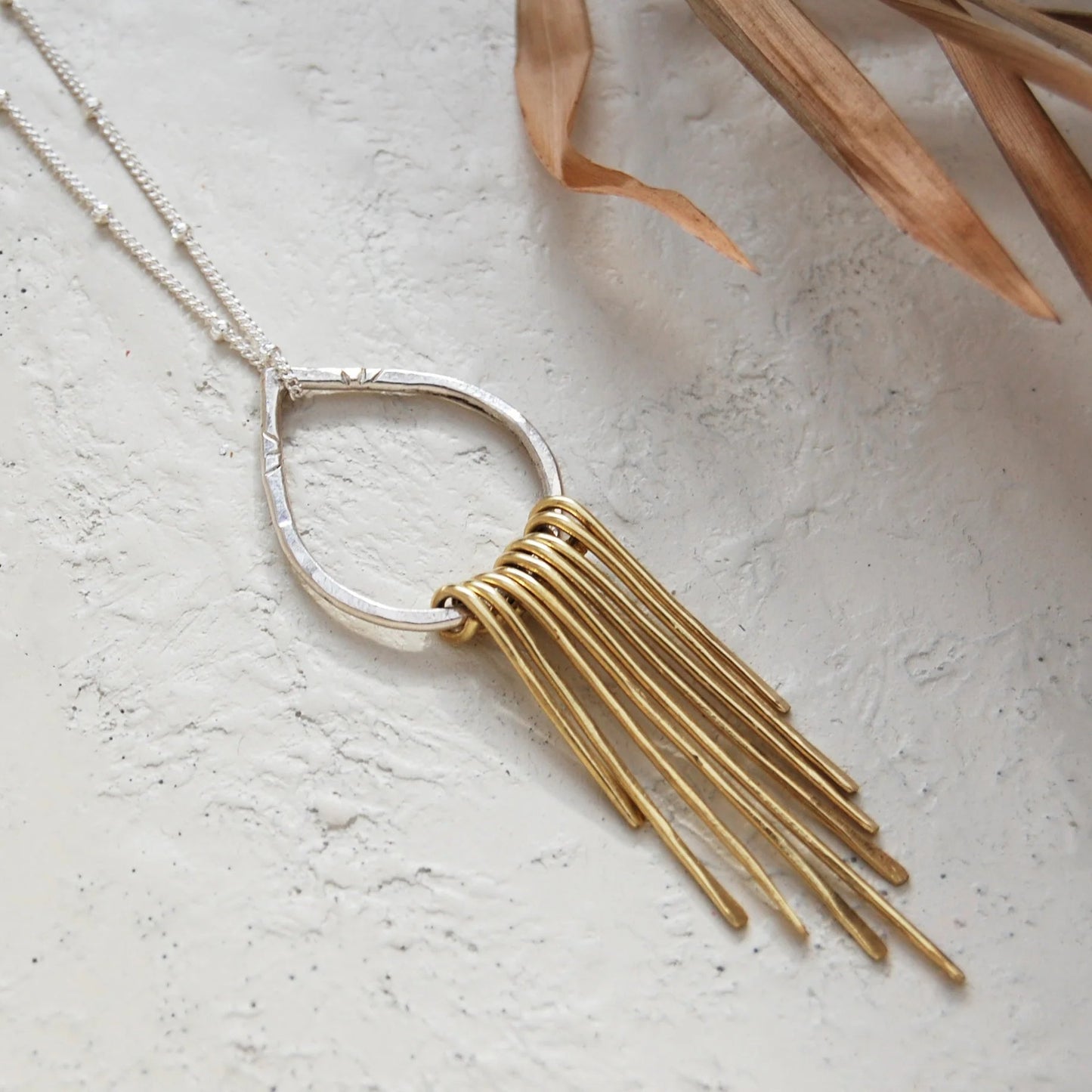 Gratitude Fringed Pendant - Into The Wanderness