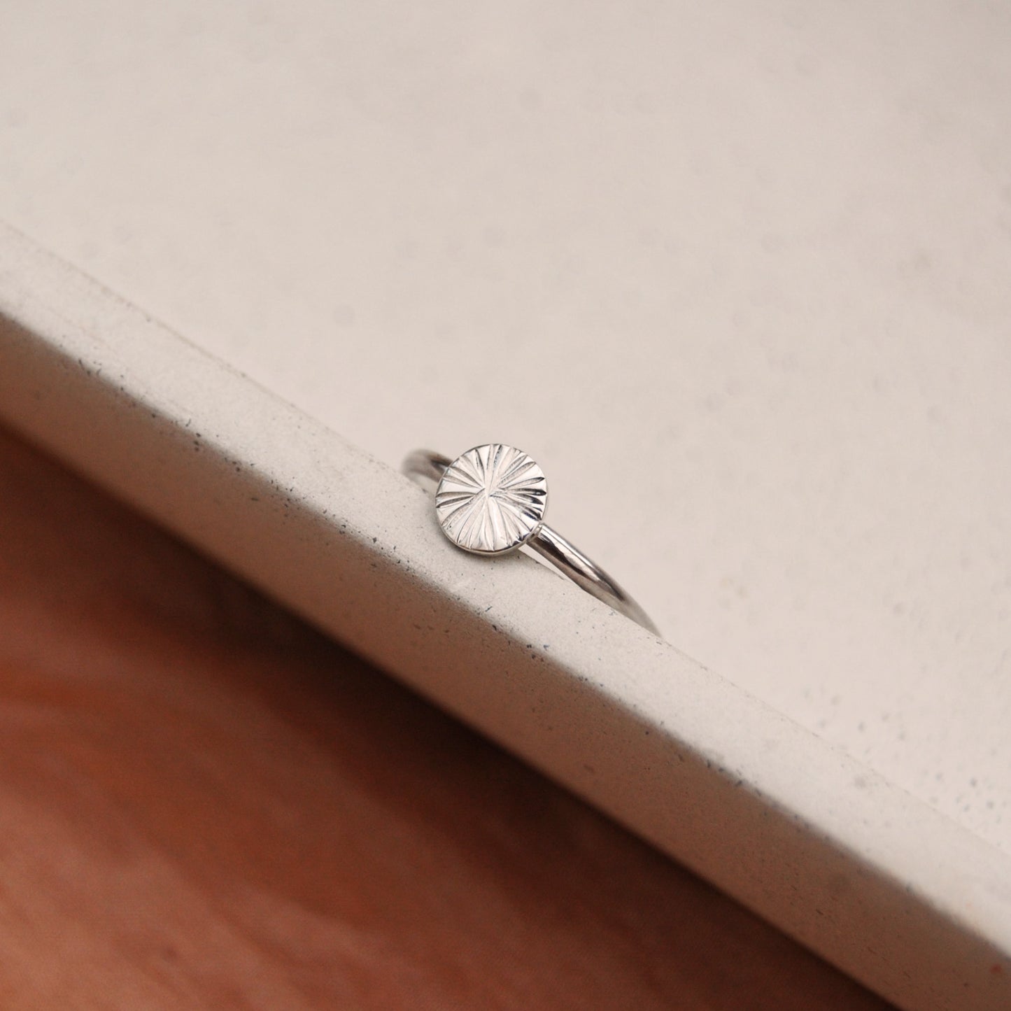 Essence Sunburst Stacking Ring