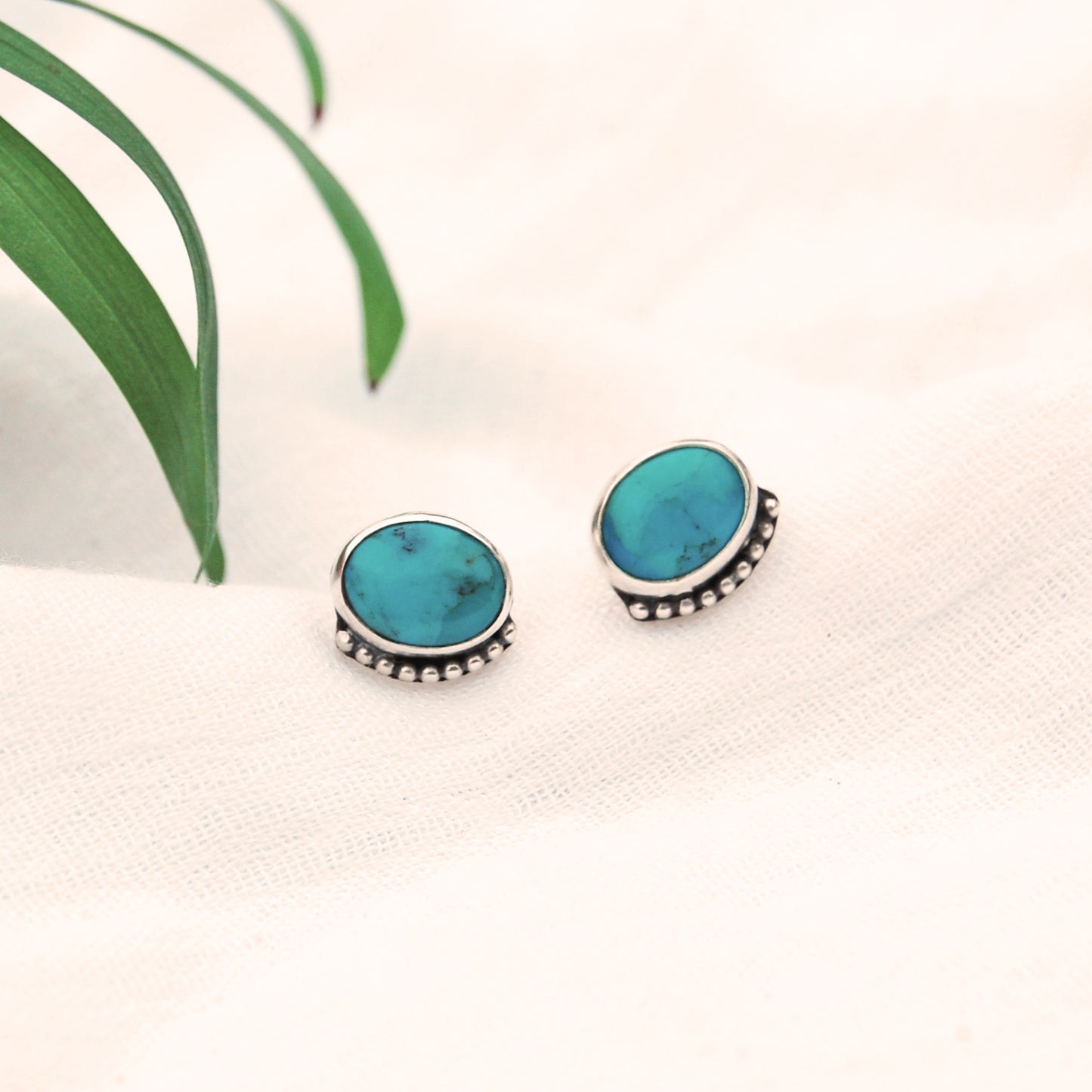 Turquoise Ocean Stud Earrings