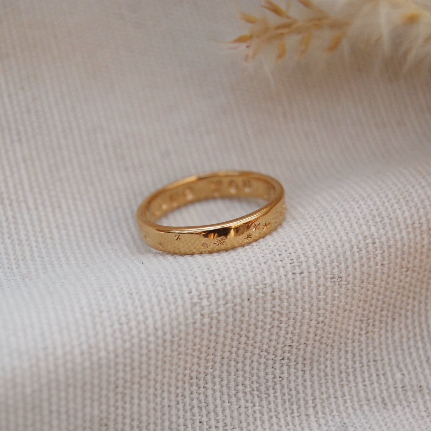Star Constellation Ring with Inside Personalisation