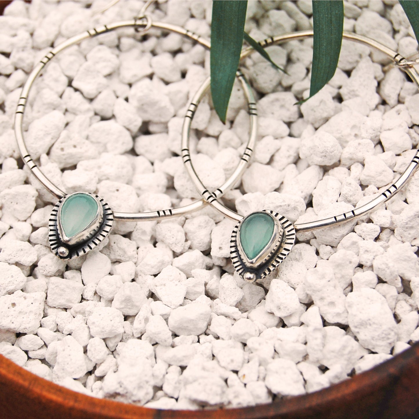 Ocean Soul Hoop Earrings