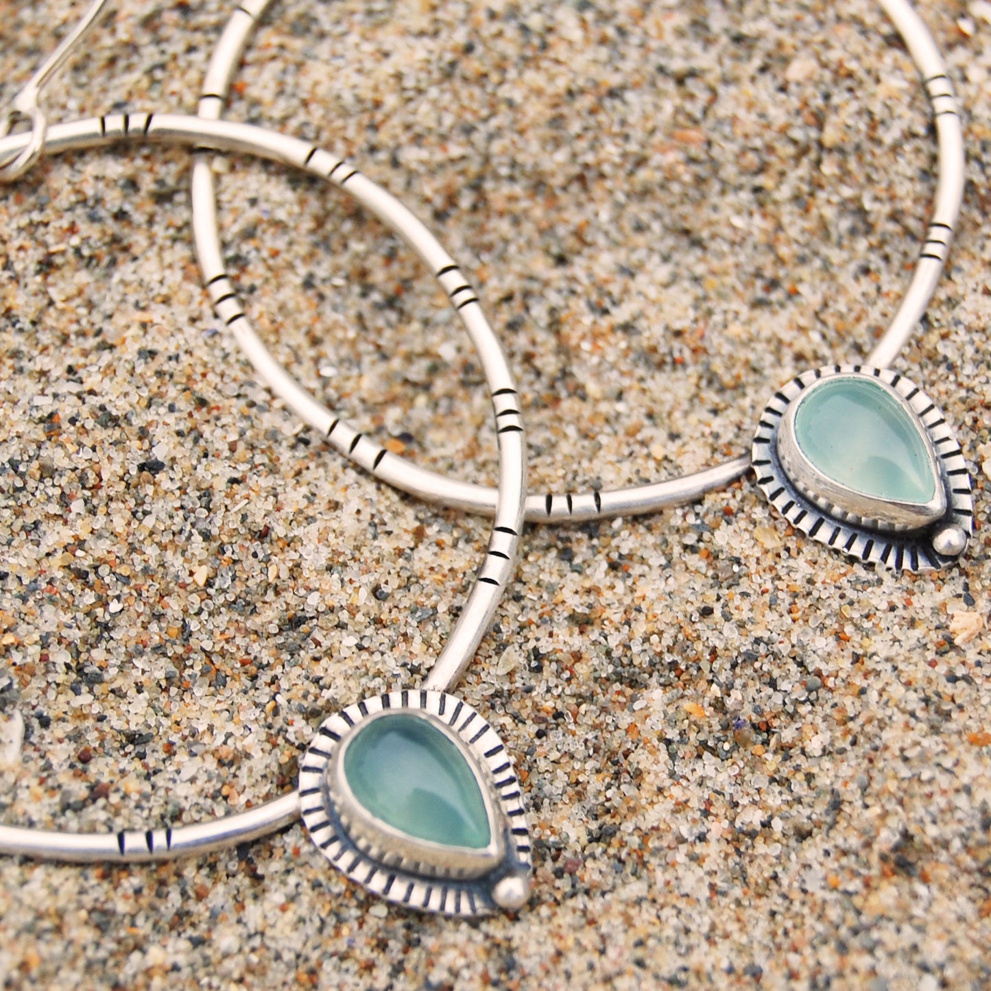 Ocean Soul Hoop Earrings