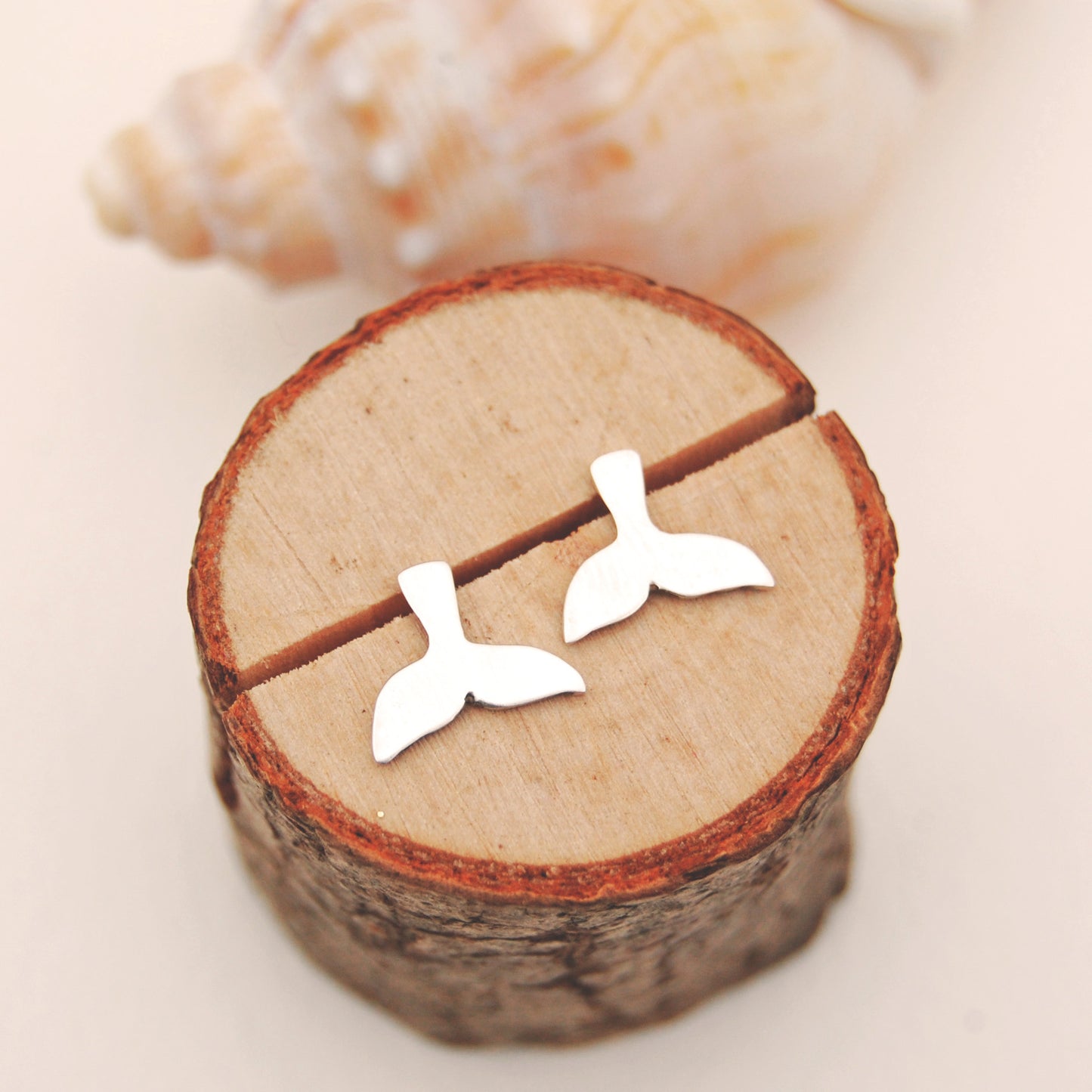 Whale Tail Studs