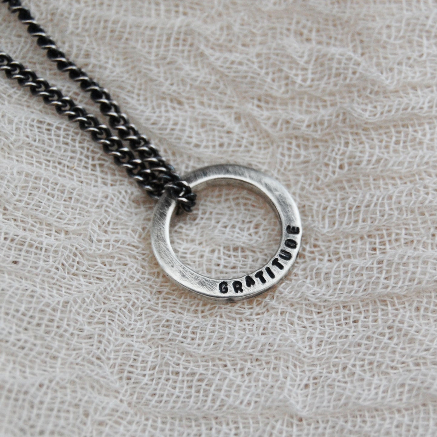 Men's Personalised Circle Pendant on Chain