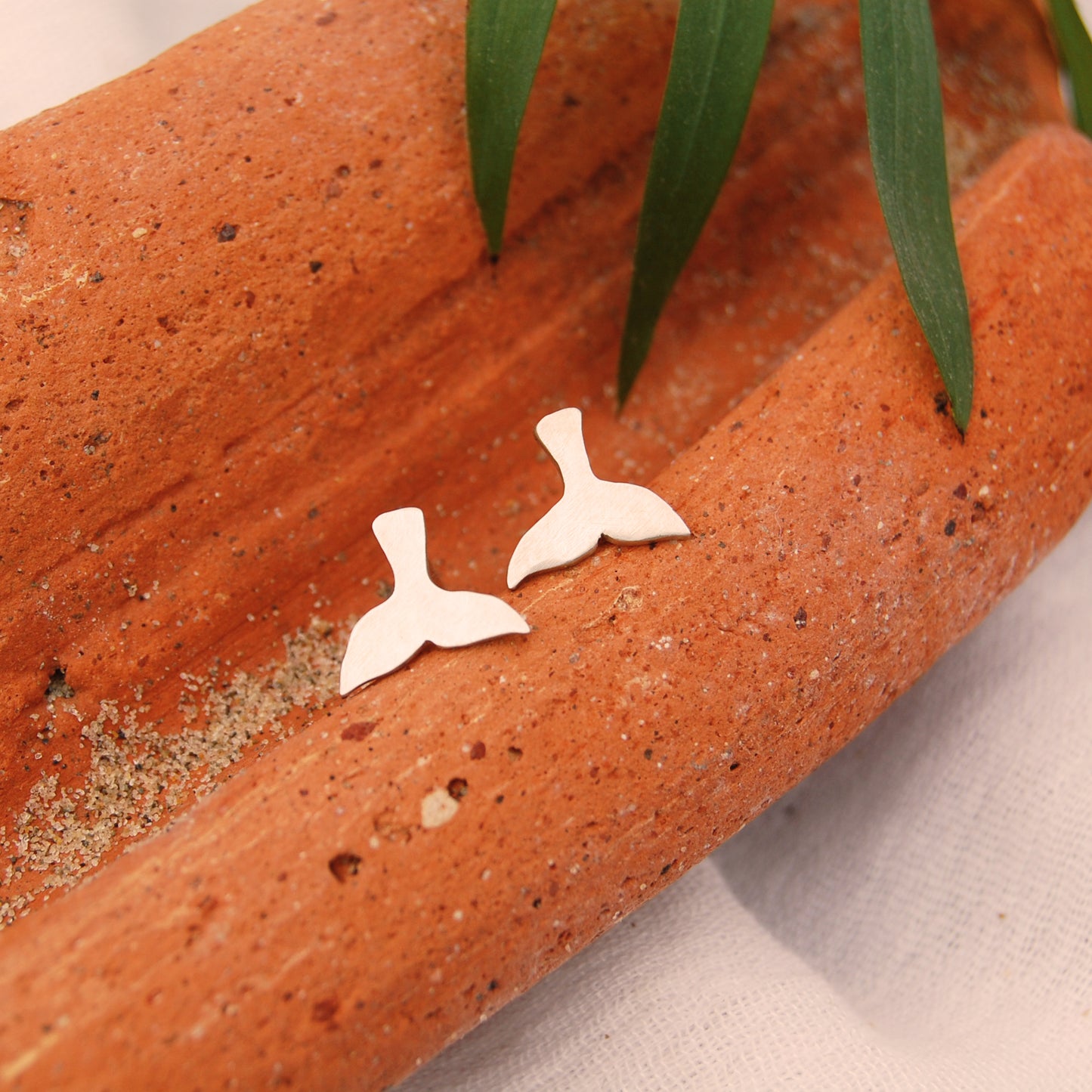 Whale Tail Studs