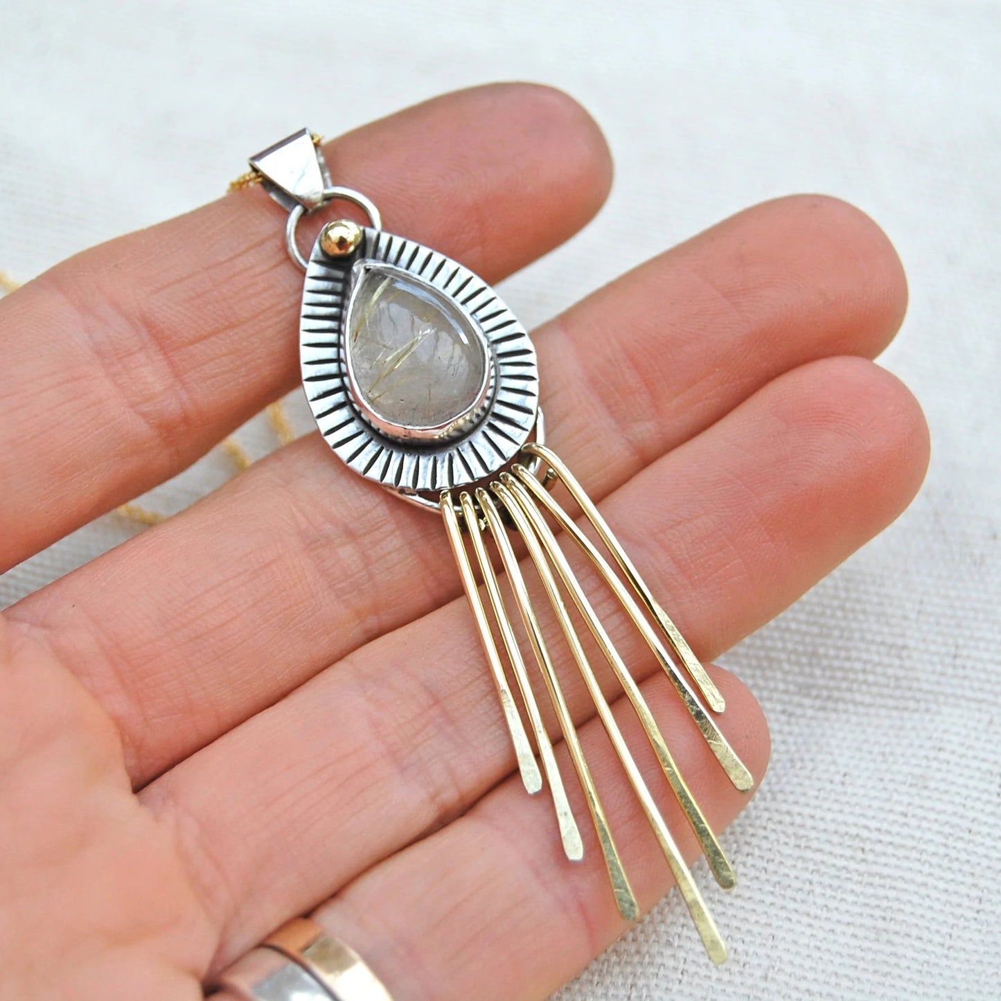 Fringed Goddess Pendant - Into The Wanderness
