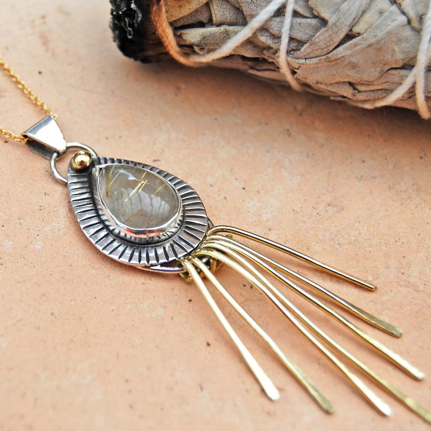 Fringed Goddess Pendant - Into The Wanderness