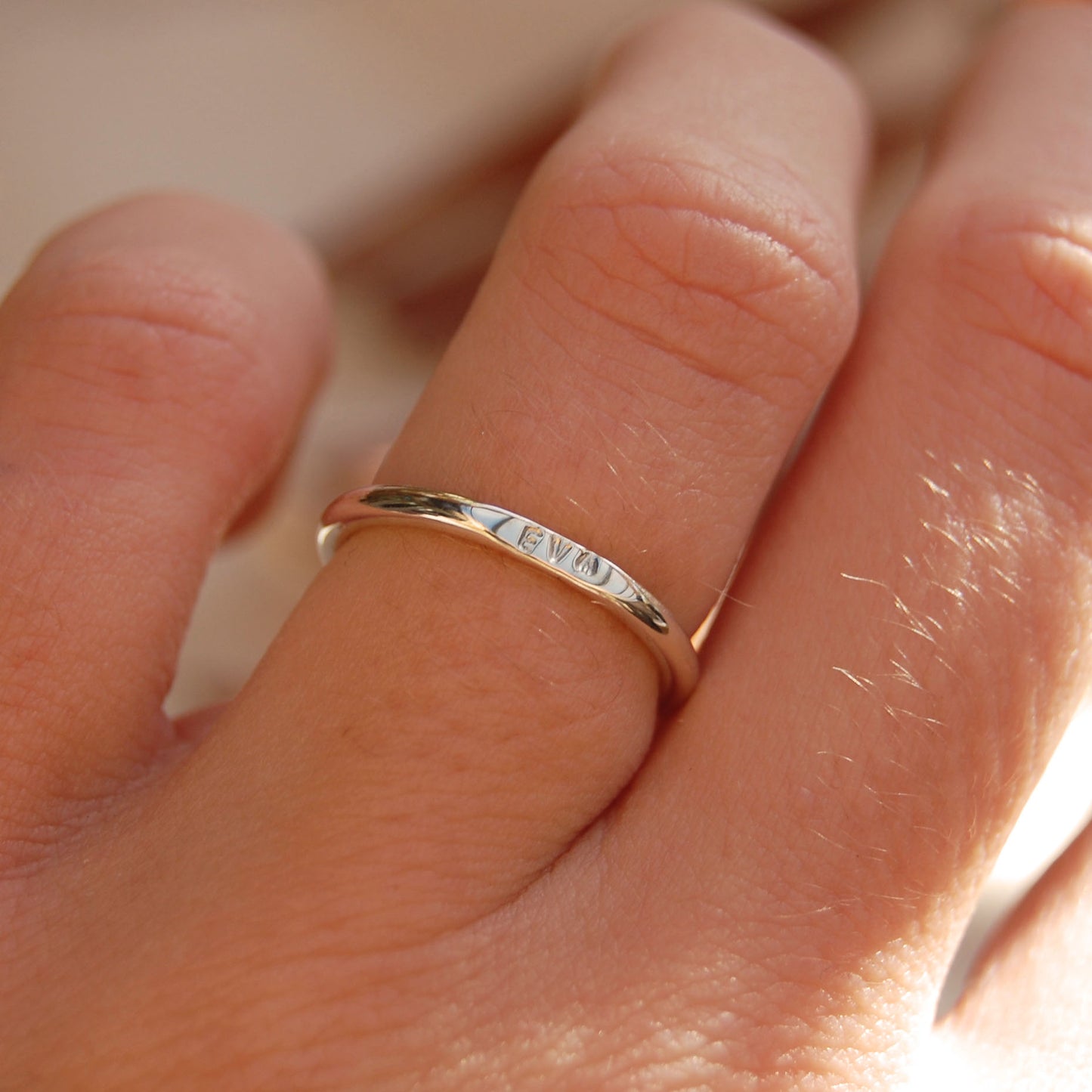 Personalised Names Stacking Rings