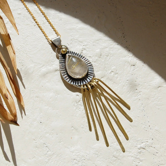 Fringed Goddess Pendant - Into The Wanderness