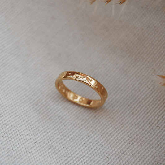 Star Constellation Ring with Inside Personalisation
