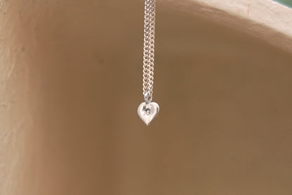 Personalised Initial Sweet Heart Necklace