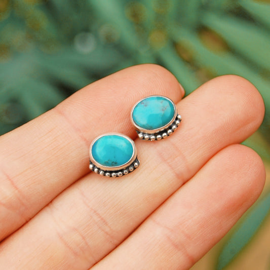 Turquoise Ocean Stud Earrings