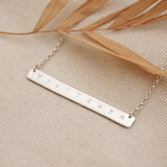 Personalised Bar Necklace