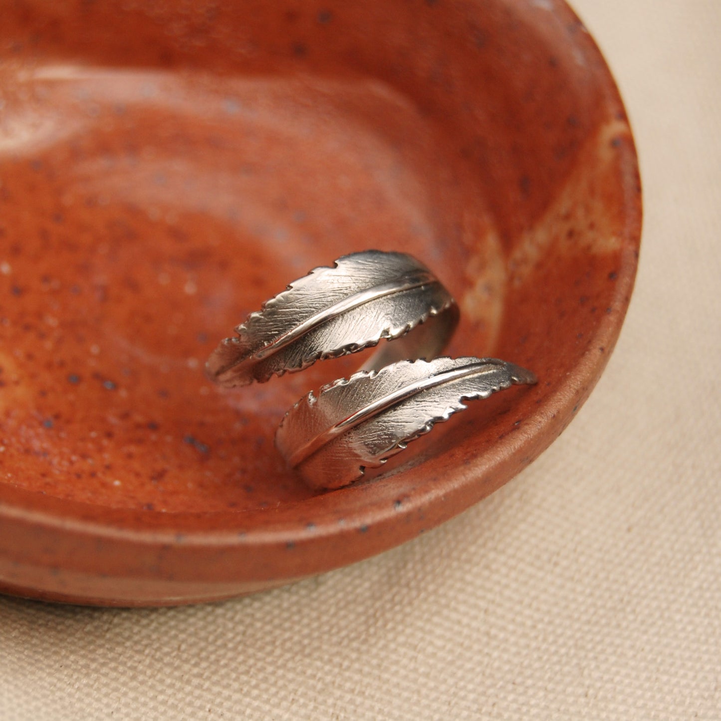 Double Feather Ring