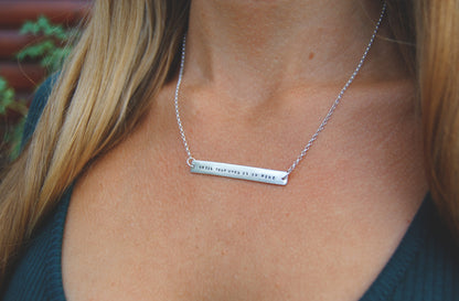 Personalised Bar Necklace