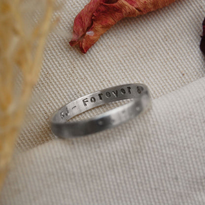Star Constellation Ring with Inside Personalisation