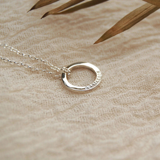 Infinite Circle Necklace