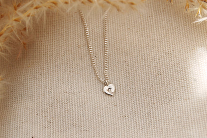 Personalised Initial Sweet Heart Necklace