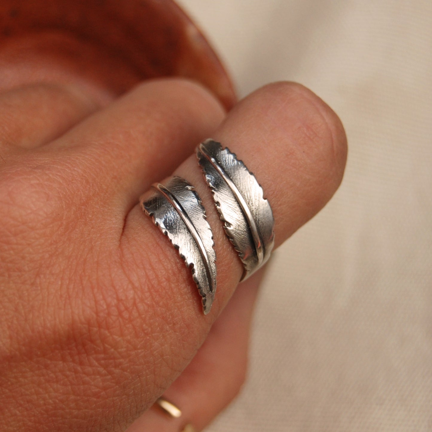 Double Feather Ring