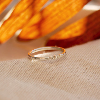 Personalised Names Stacking Rings
