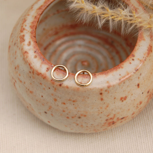 Circle of Life Stud Earrings