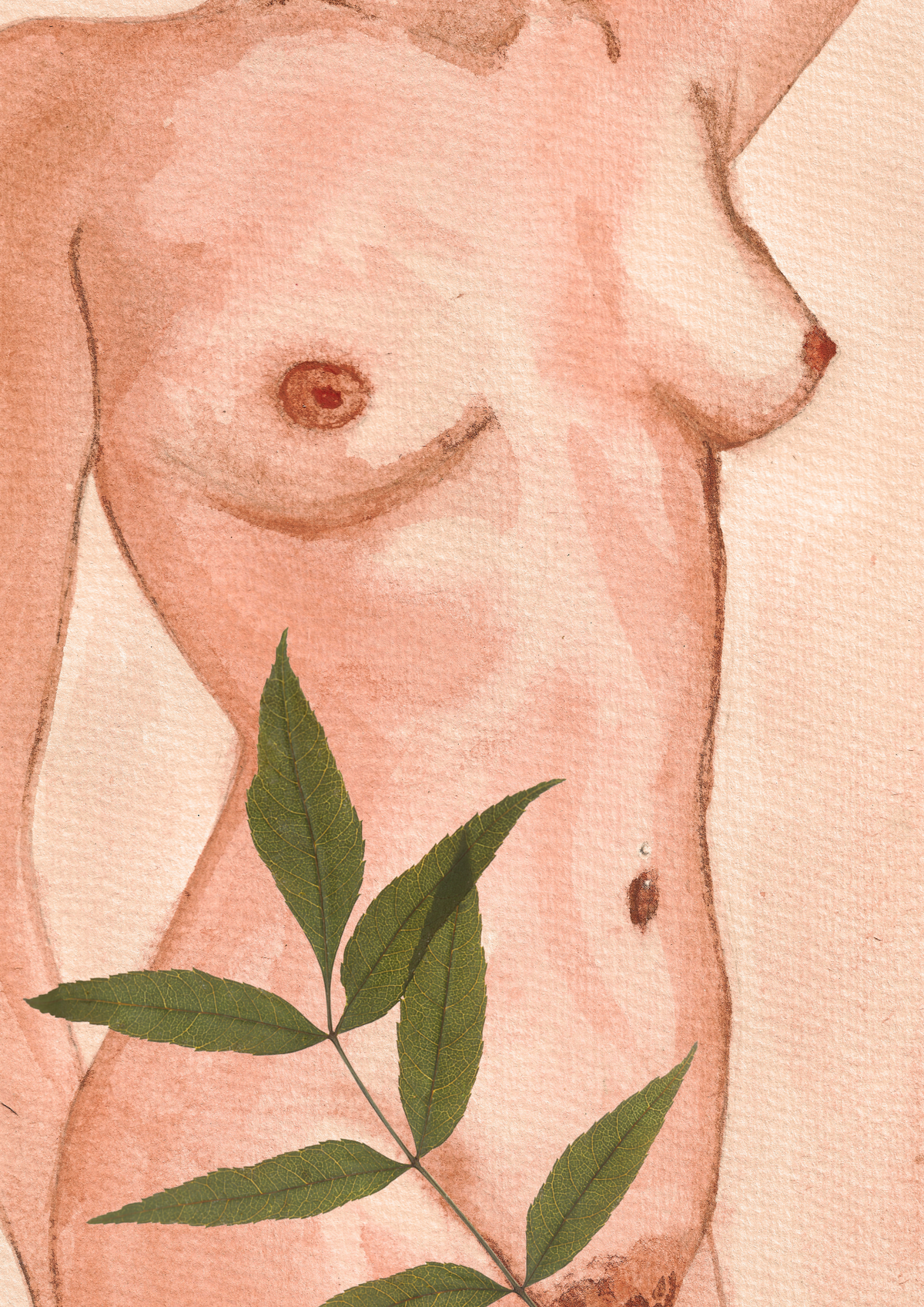 Women as Nature Portrait IIII | Watercolour Print