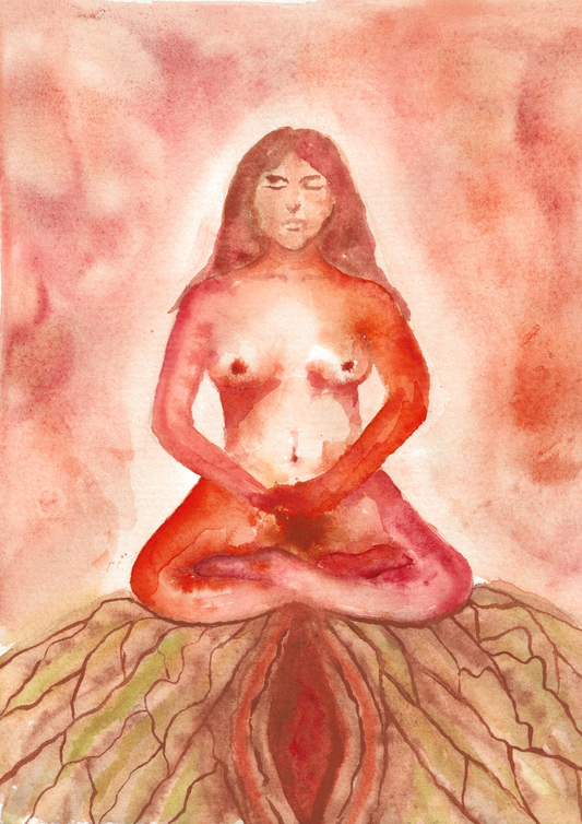 Ritual Earth Offering │ Watercolour Print