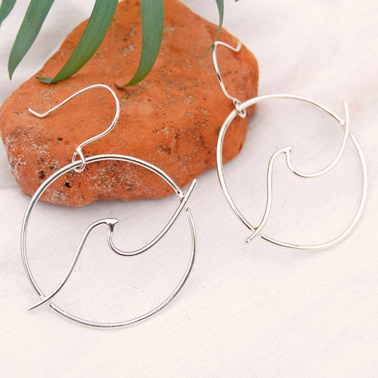 Wanderlust Wave Hoops